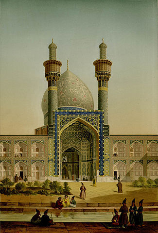 College of mother of Shah Sultan Hussein by Pascal Coste