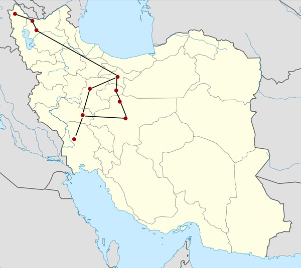 iran biblical trip
