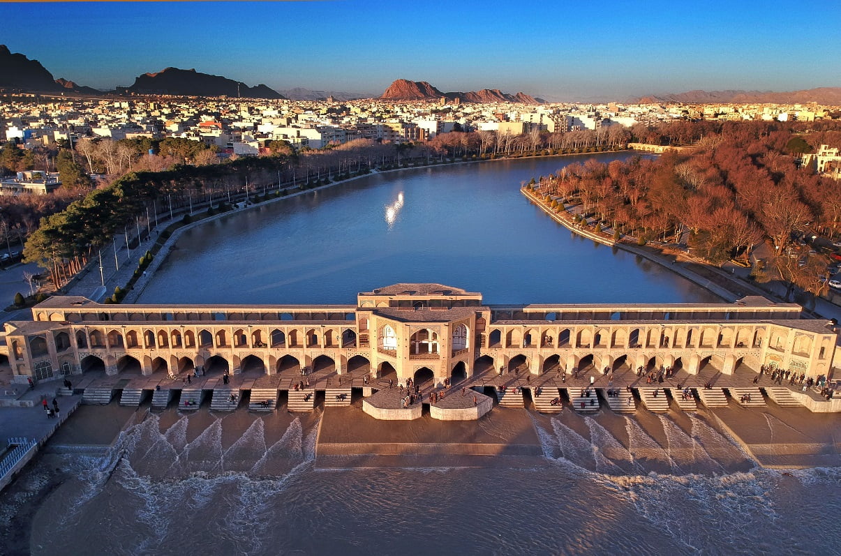 Khajoo Bridge in Isfahan