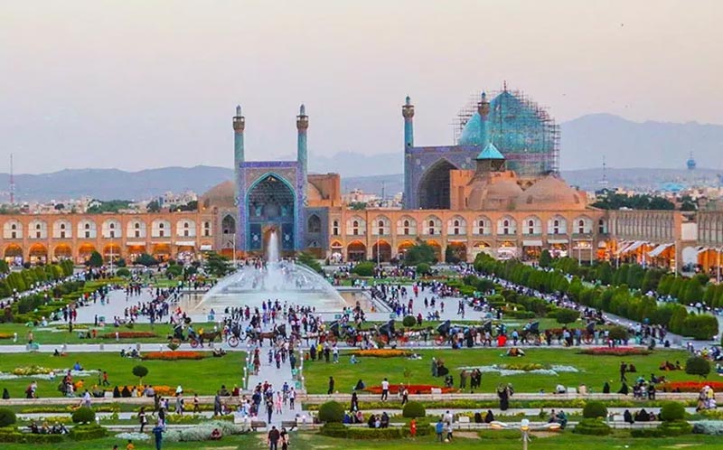 Naqsh-e Jahan Square, also known as Isfahan Royal Square, Shah Square or Imam Square was built during the Safavid dynasty in the early 17th century.