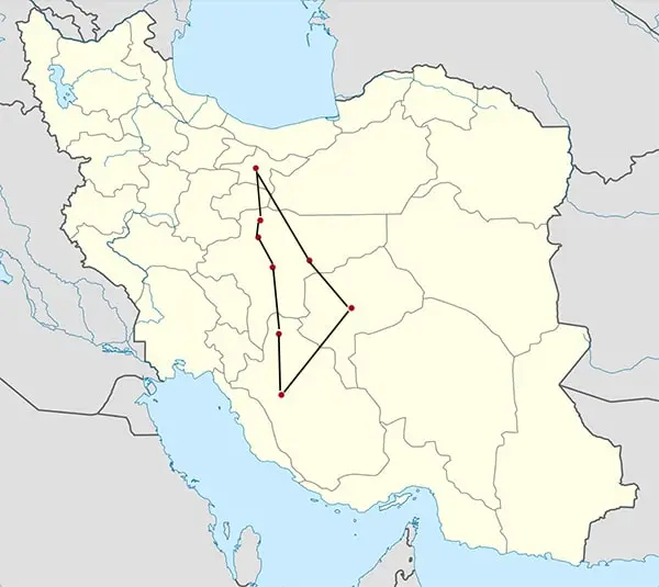 iran classic route