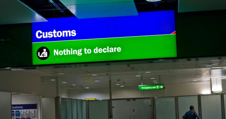 Customs Declaration and Prohibited Items Notice – Iran