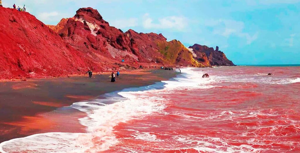 Red Beach Hormuz Island